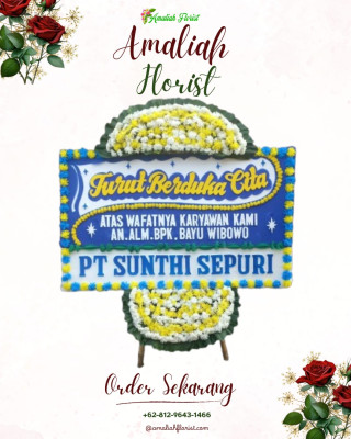 Papan Bunga Duka di Keritang