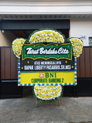 Papan Bunga Duka di Keritang