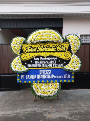 Papan Bunga Duka di Keritang