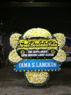 Papan Bunga Duka di Keritang