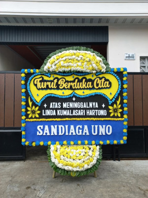 Papan Bunga Duka di Keritang